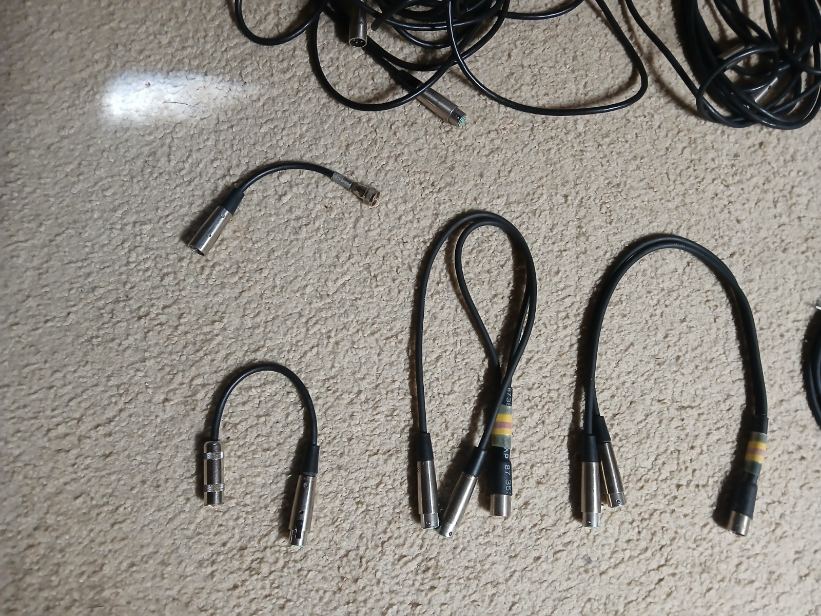 patch cords lot/11 for PA's Various Lengths