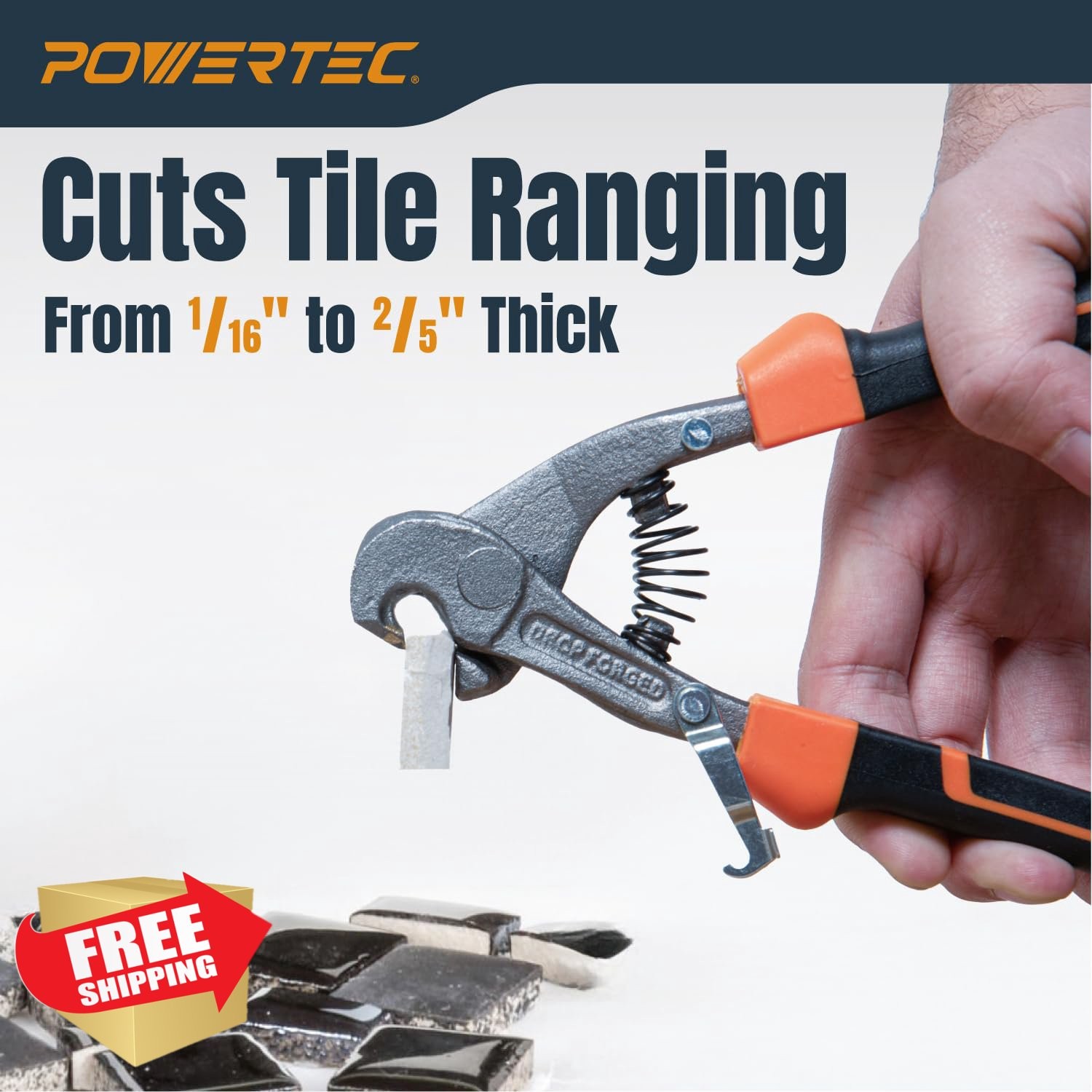 POWERTEC Parrot Head Tile Nippers Glass Ceramic Mosaic Cutter