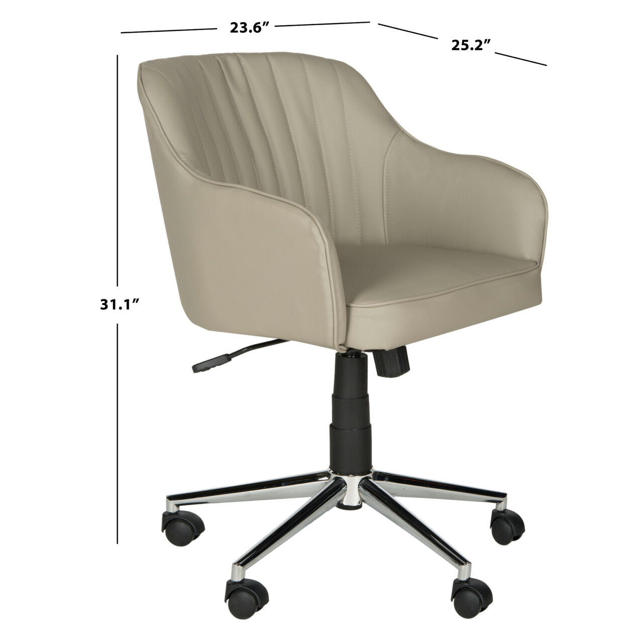 SAFAVIEH Hilda Desk Chair | Grey |