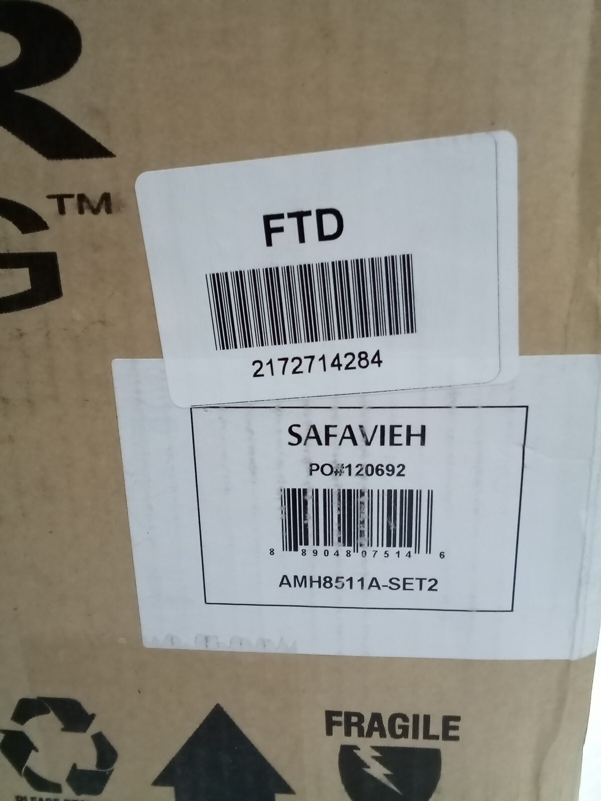 Safavieh Burris Side Chair, Reduced Price 2172714284 AMH8511A-SET2
