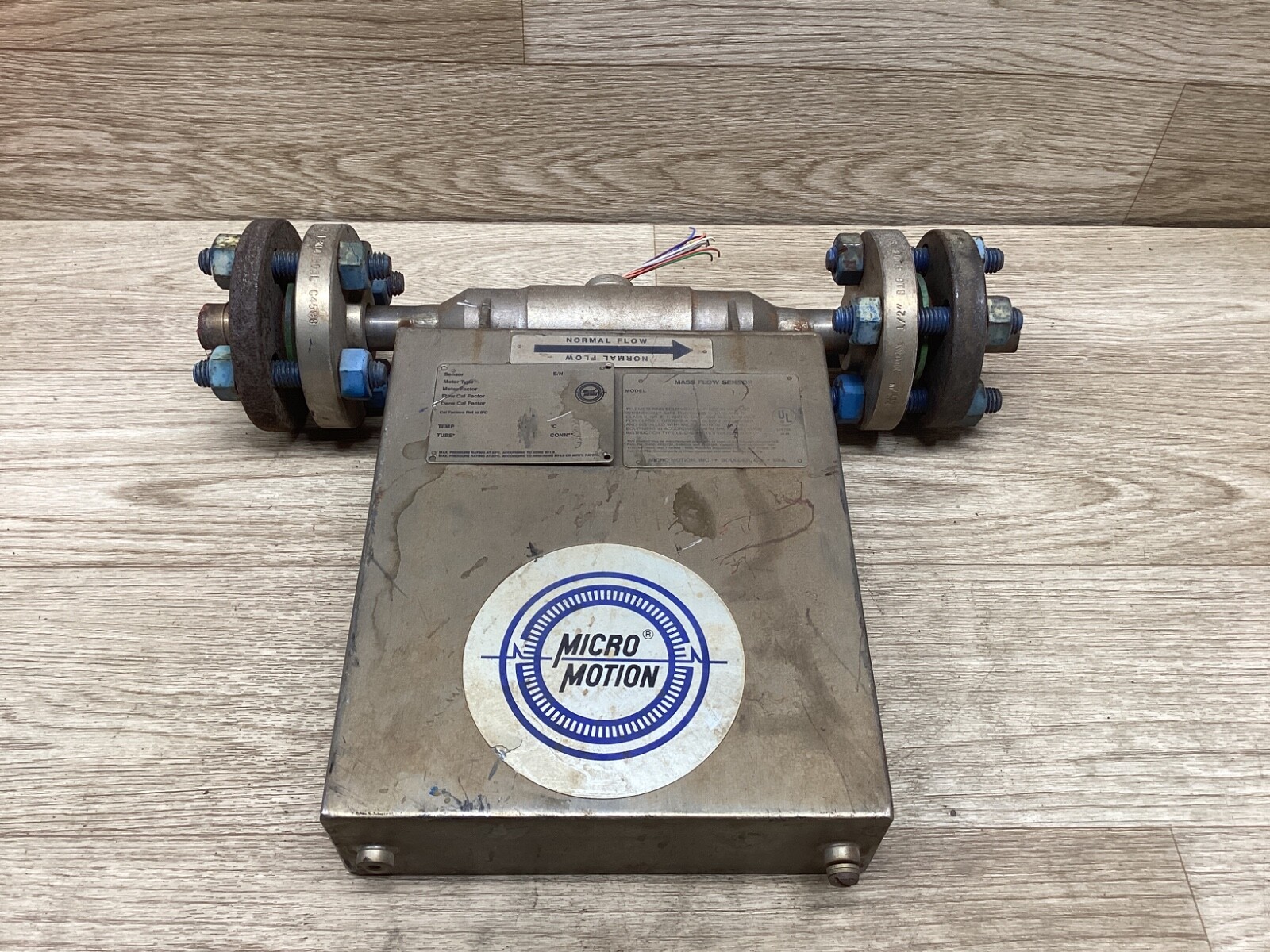 Micro Motion DS025H125SU Mass Flow Sensor Type 22 #78B11PR3*QC