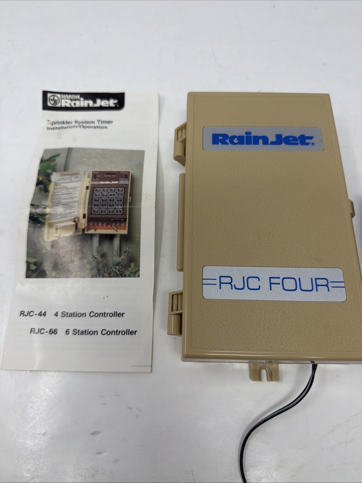 Rainer RJC-44 Sprinkler Controller With 4 Stations In Mint Condition W Manual