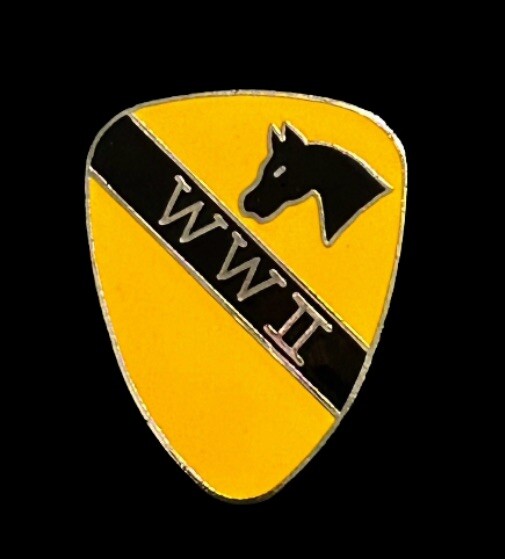 US Army 1st Cavalry WW2 Pin