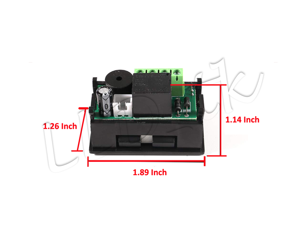 2 Pcs 12V Thermostat Controller Switch Temperature Sensor Digital Microcomputer