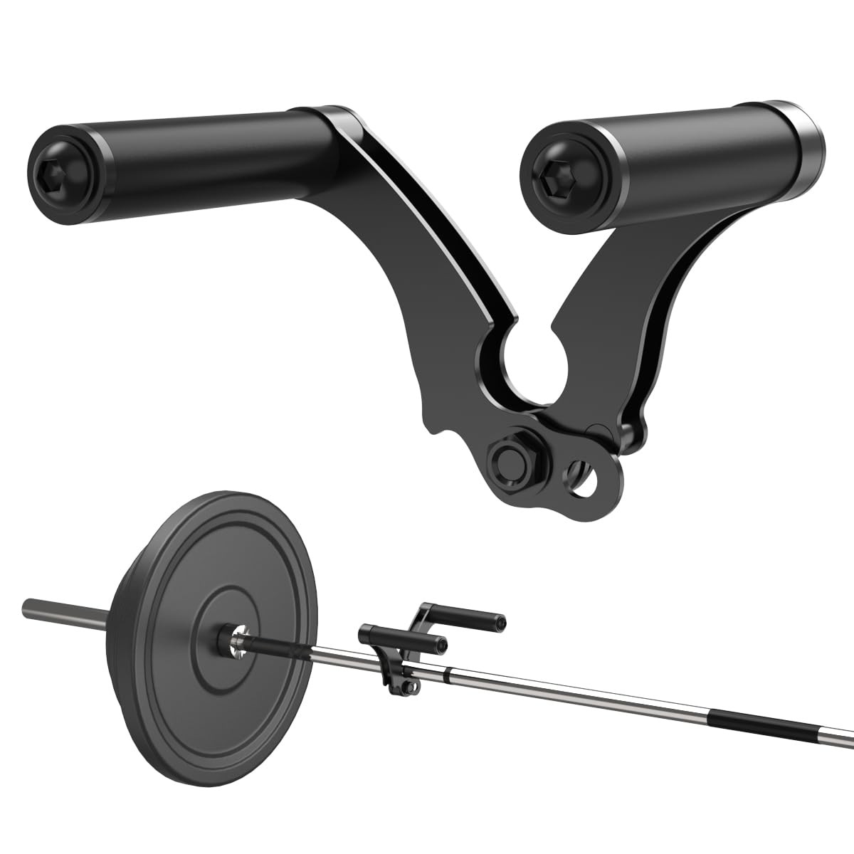 AimiDream Double D Row,V Bar Landmine Handle Attachment for Barbell Bar, Hand...