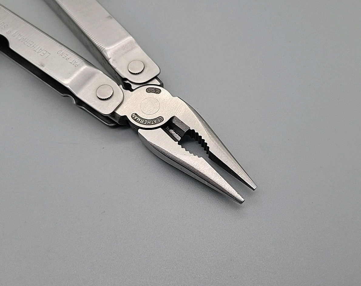 Leatherman Super Tool Multitool Dated 0896 /w Sheath - Knife - Pliers - File