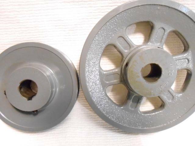 5" Cast Iron 1 1/8" Shaft Pulley Sheave Single 1 Groove V Style B Belt 5L BK52