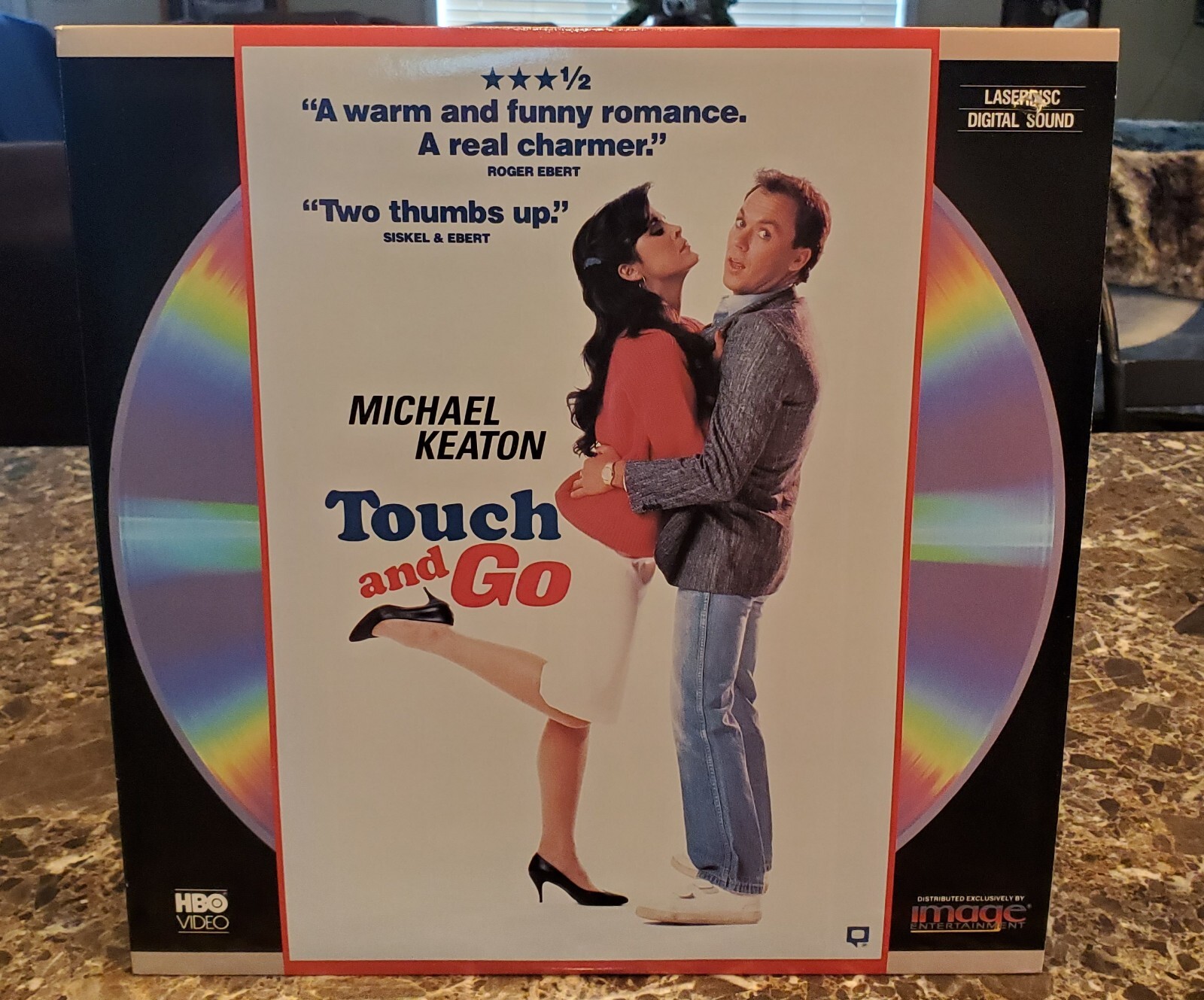 Touch and Go (1986) Laserdisc Michael Keaton Hockey Plays Perfect Clean RARE
