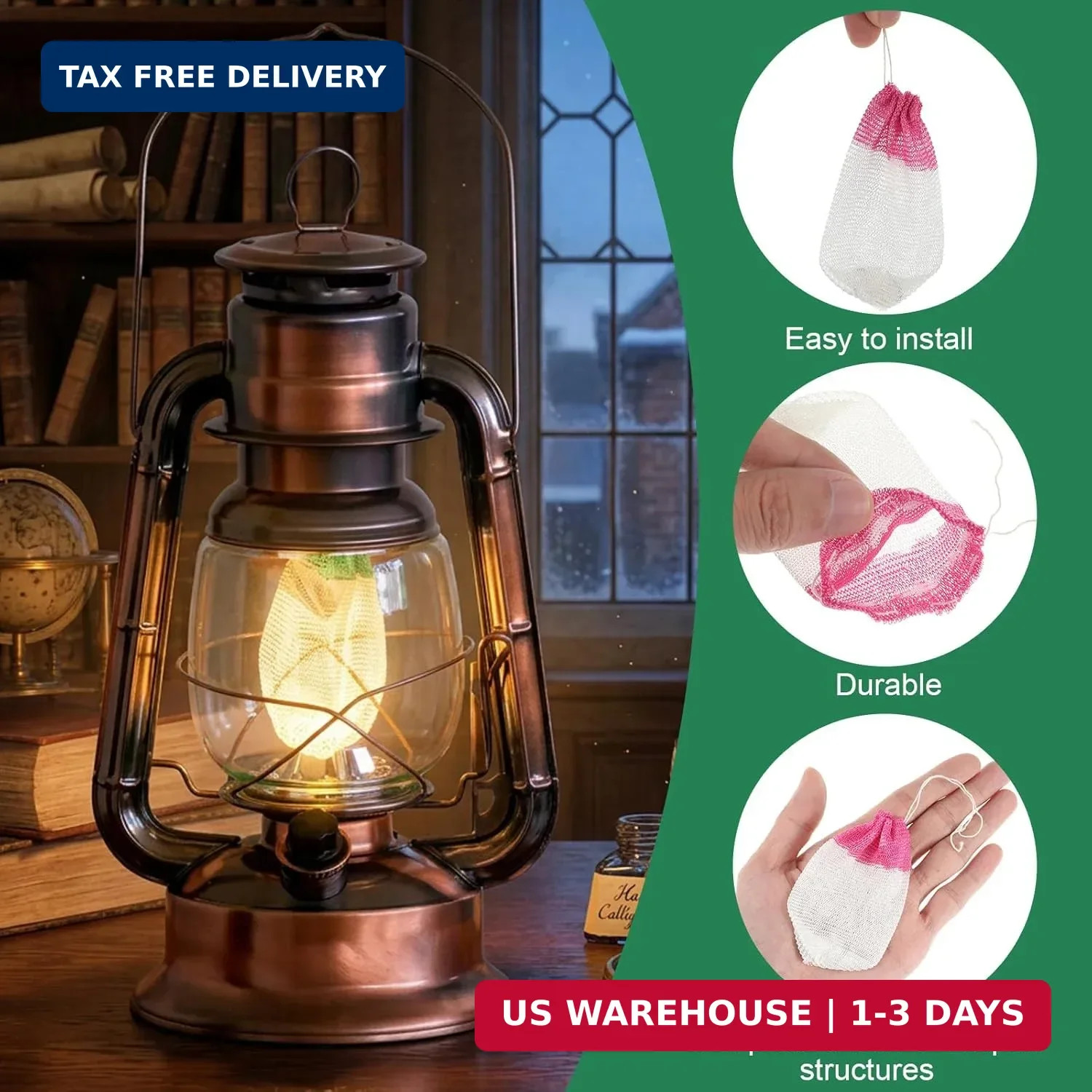 16-Pack Camping Lantern Mantles, Upgrade Accessories for Coleman String Tie