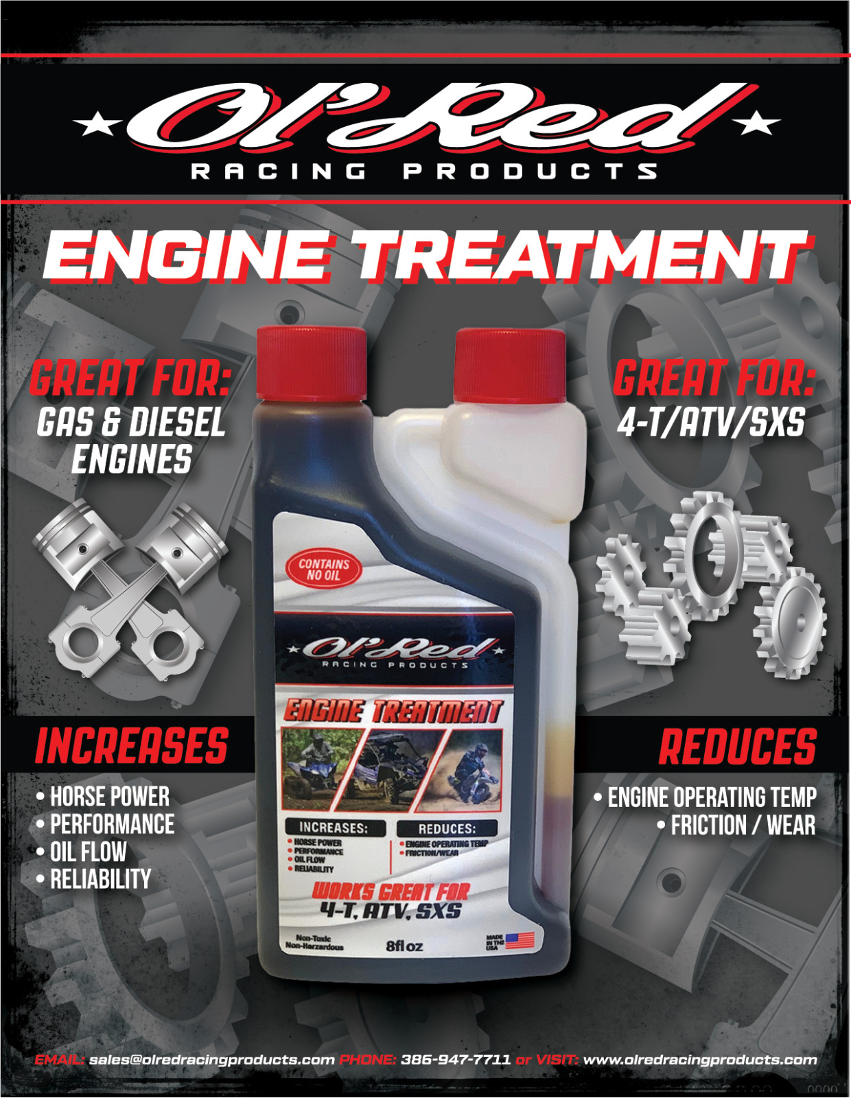 Ol' Red Engine Treatment