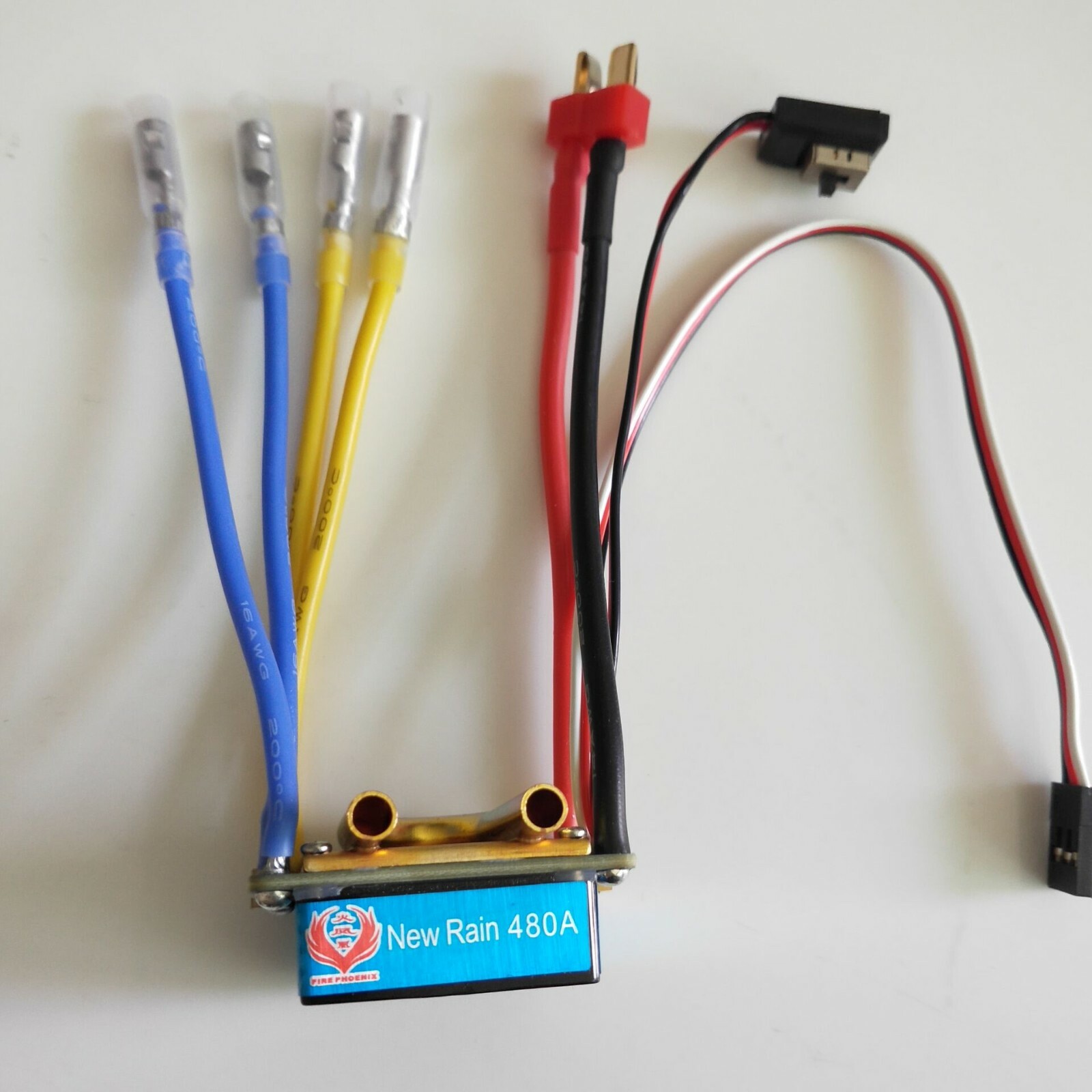 480A 4S Brushed Speed Controller ESC for Water cooling Rc Boat Hobby #1662