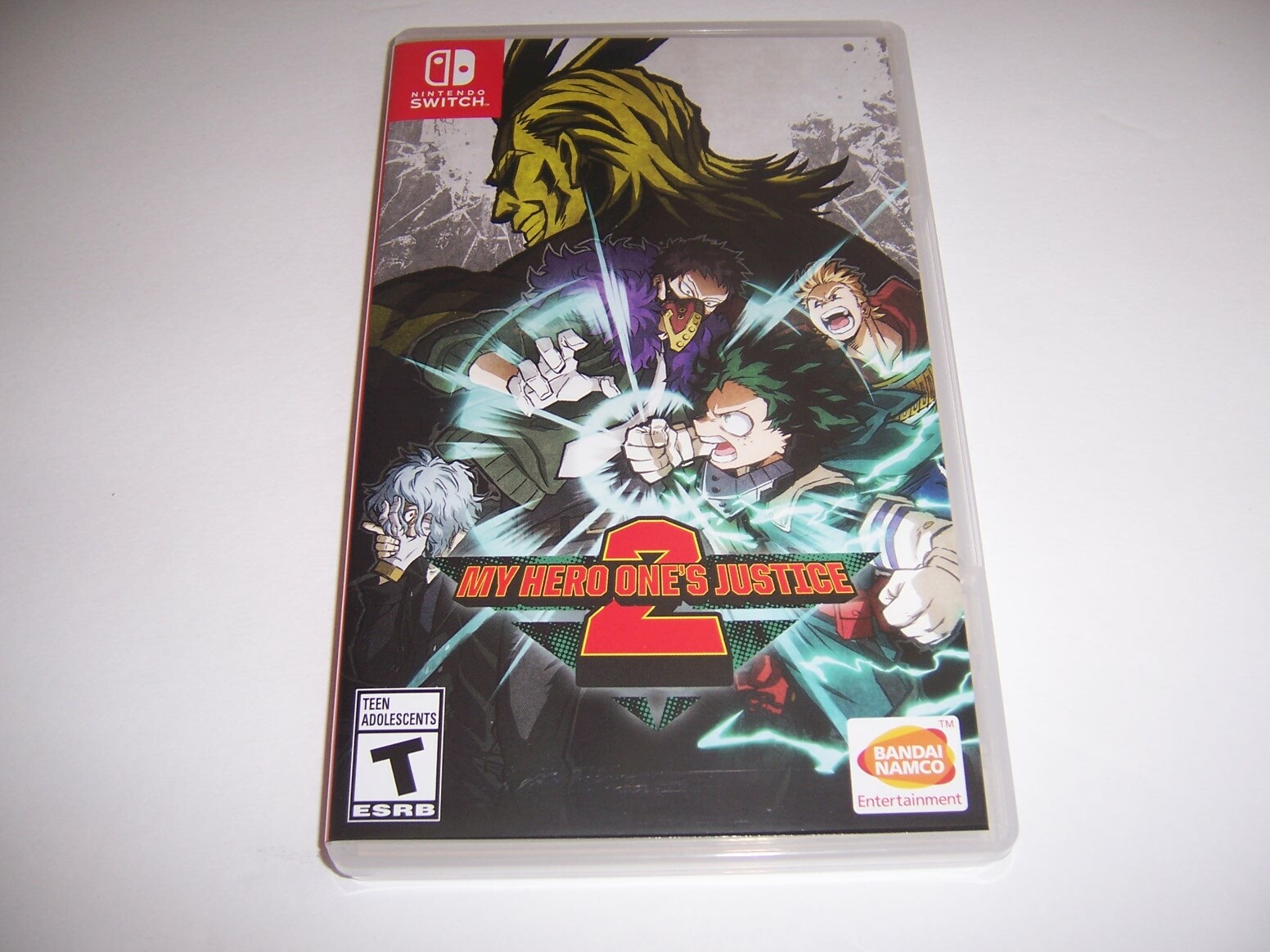 Replacement Authentic Box Case Nintendo Switch for My Hero One's Justice 2
