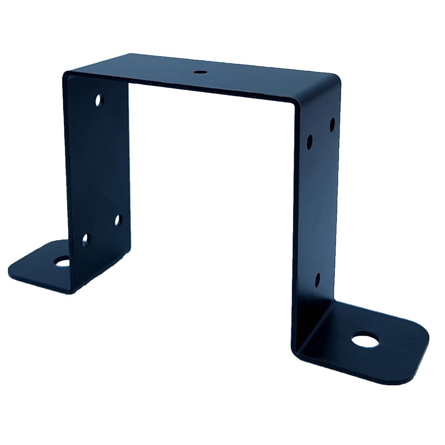 8 Pcs Black Strap Post Ties Brackets for 4x4 Post Heavy Duty Wood Deck Fence ...