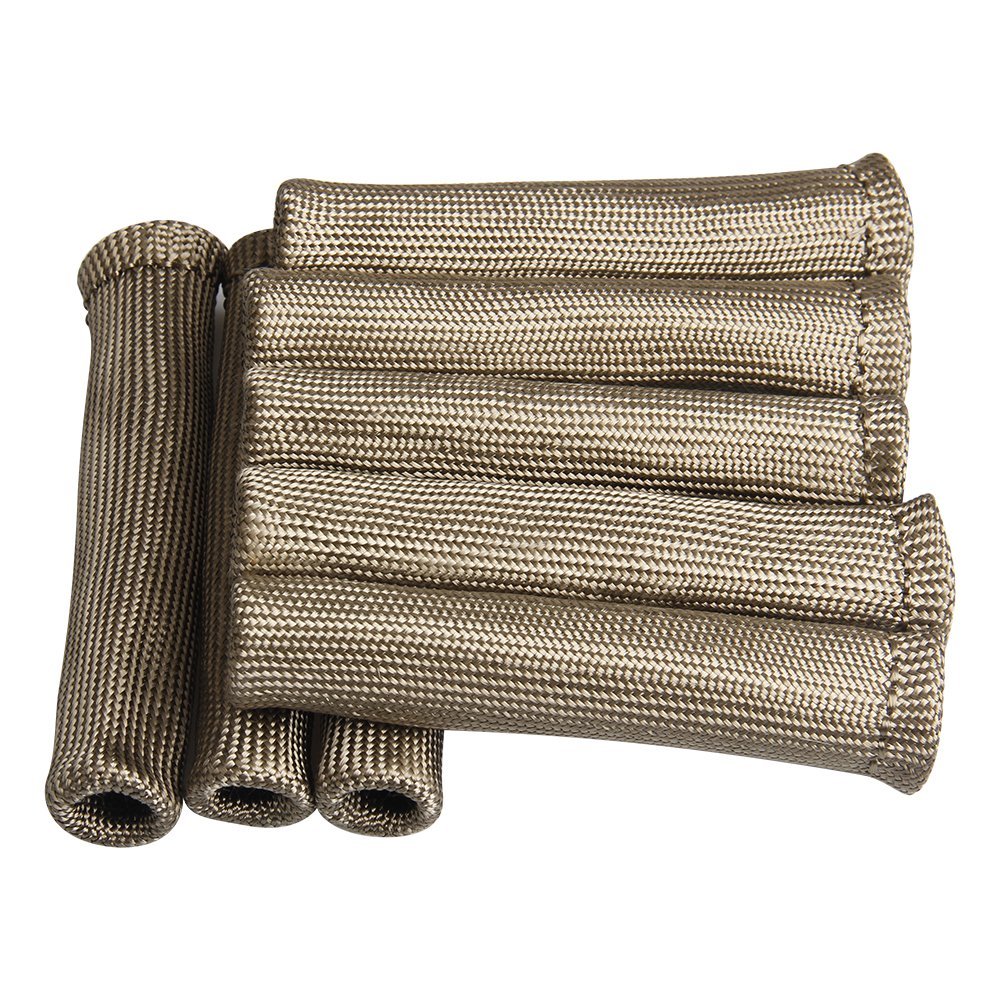 2500° High Heat Shield Engine LS Spark Plug Wire Boots Protector Sleeve Cover 8X