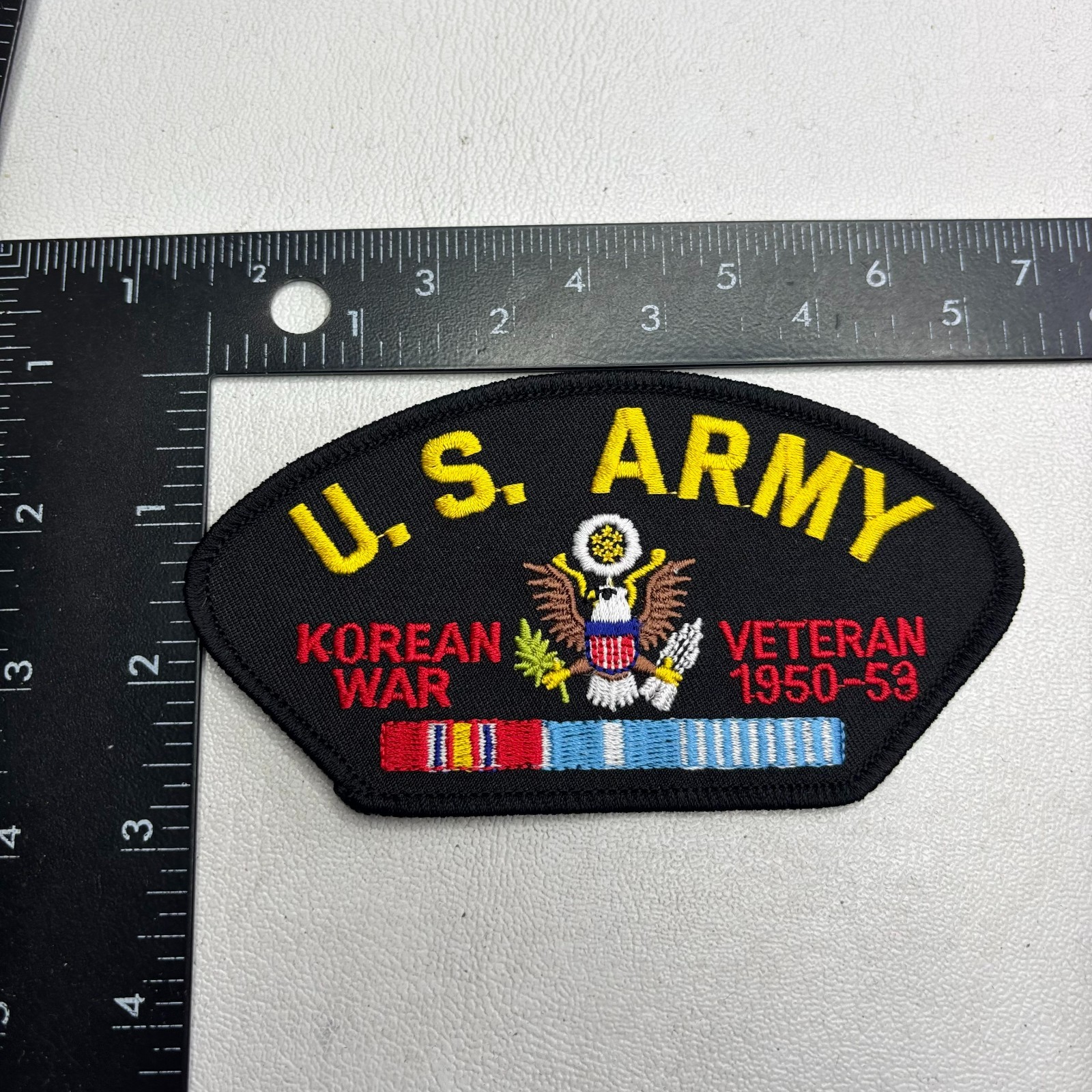 Military U.S. ARMY KOREAN WAR VETERAN 1950-1953 Patch (Great Seal Of USA) 62X9