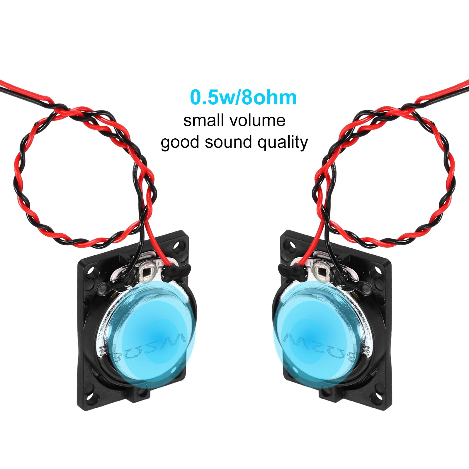 8 pcs 0.5W 16Ω speakers for microphone
