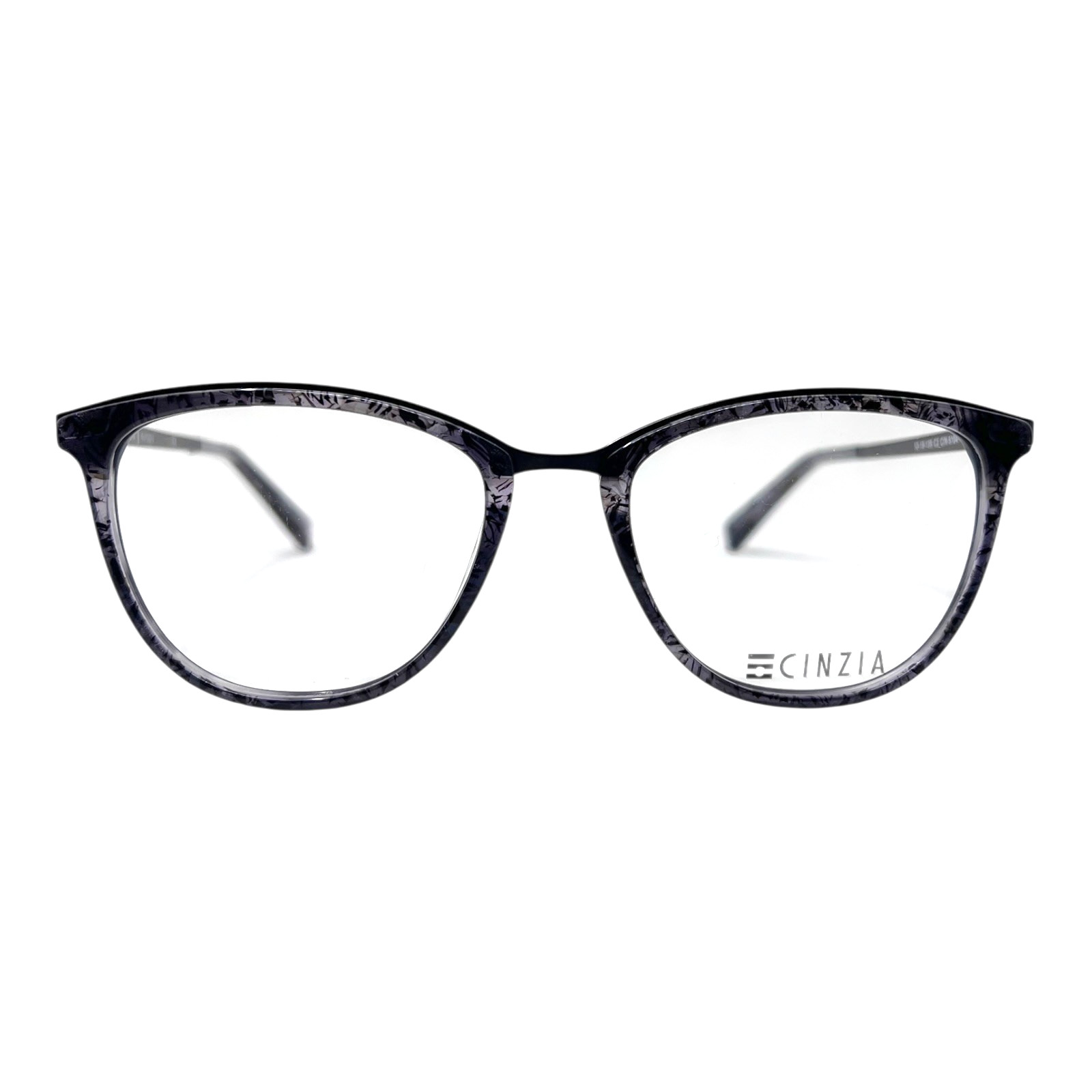 AUTHENTIC & NEW - CINZIA - CIN5104 C2 52/18/135 - CHARCOAL GREY DEMI EYEGLASSES