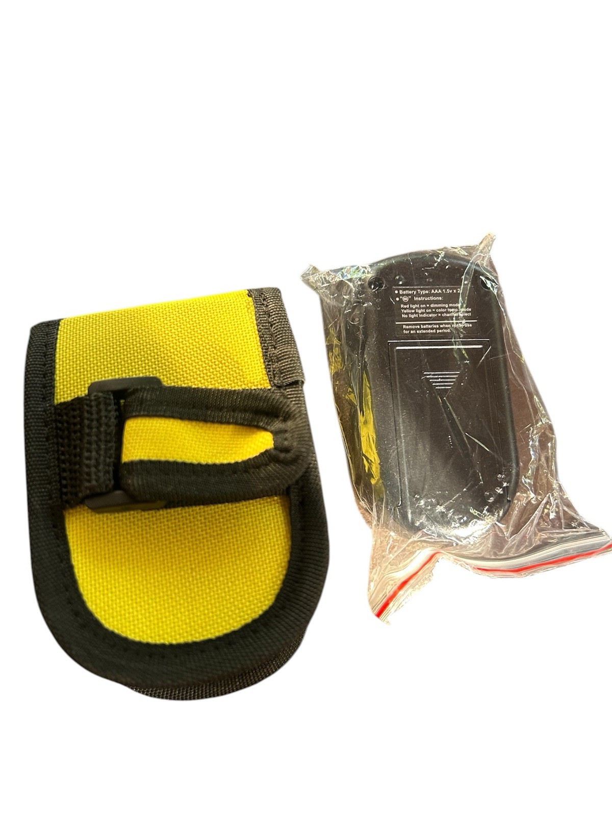 ProMaster Camera Remote Control Yellow Black with Carrying Pouch AAA