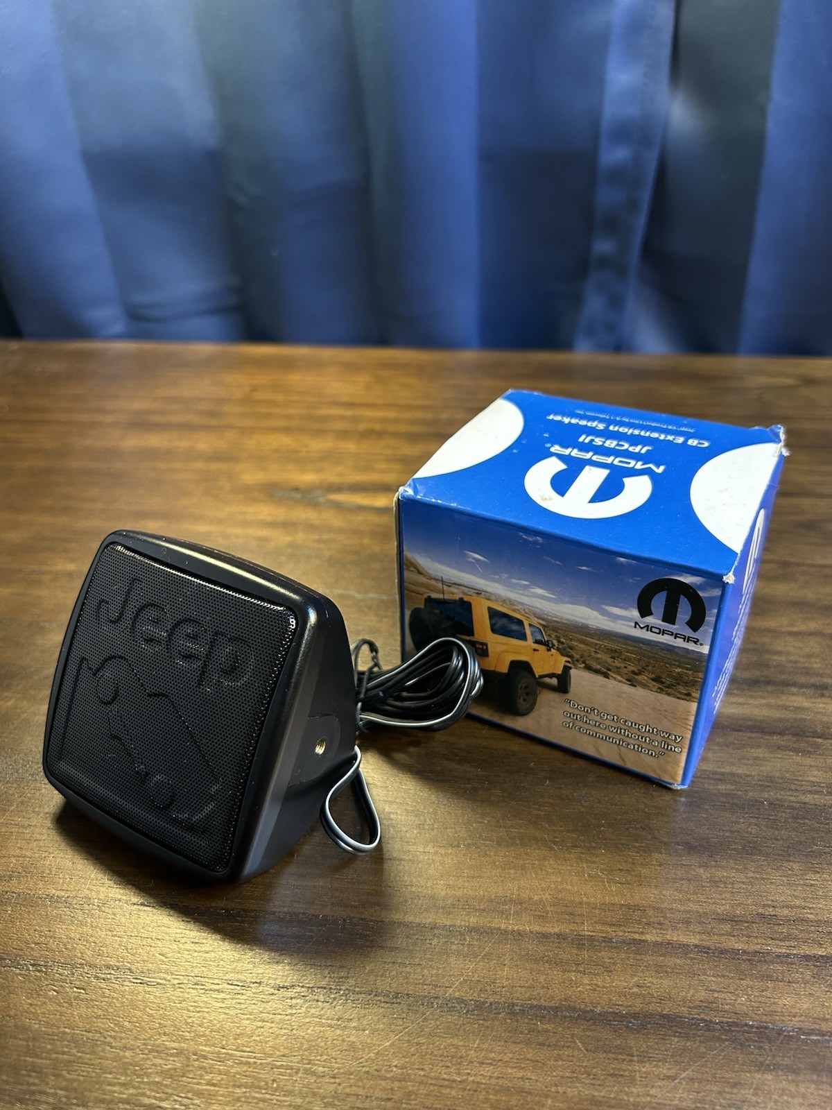 MOPAR JPCBSJI JEEP LICENSED 2-3/4" CB RADIO EXTERNAL SPEAKER w/ EMBOSSED LOGO