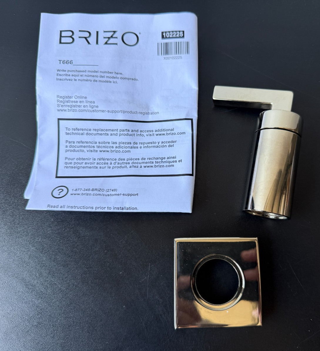 Brizo Sensori Volume Control Trim with Lever Handle T66622