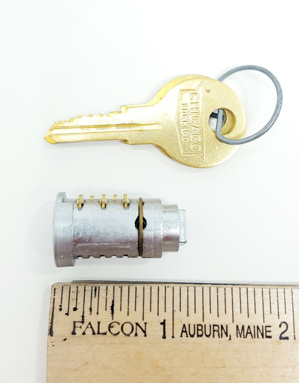 Chicago Lock 1725 Cam Lock Cylinder Lock Plug Keyed Differently