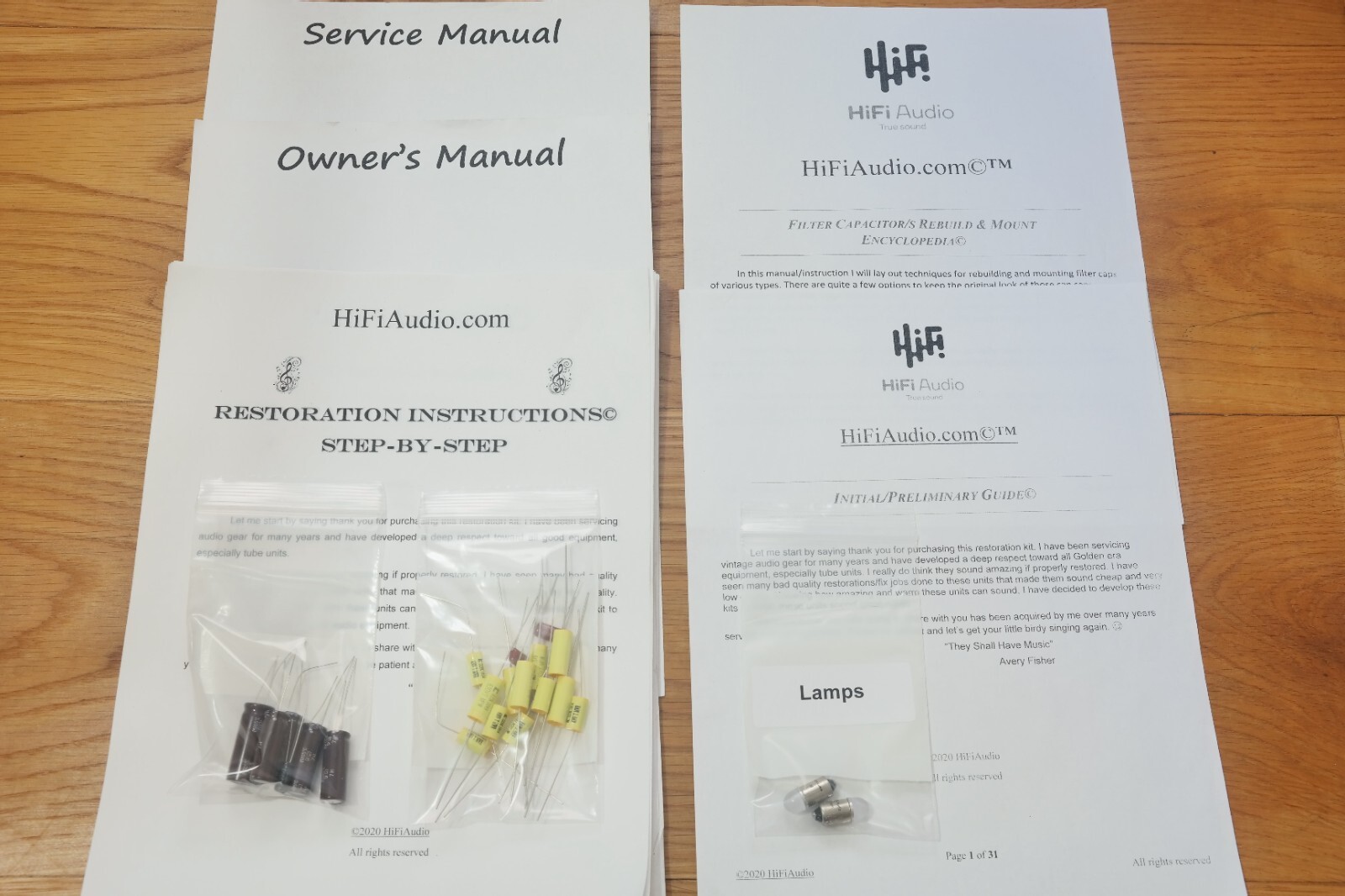 Hallicrafters S-20 radio Restoration kit repair service recap capacitor rebuild