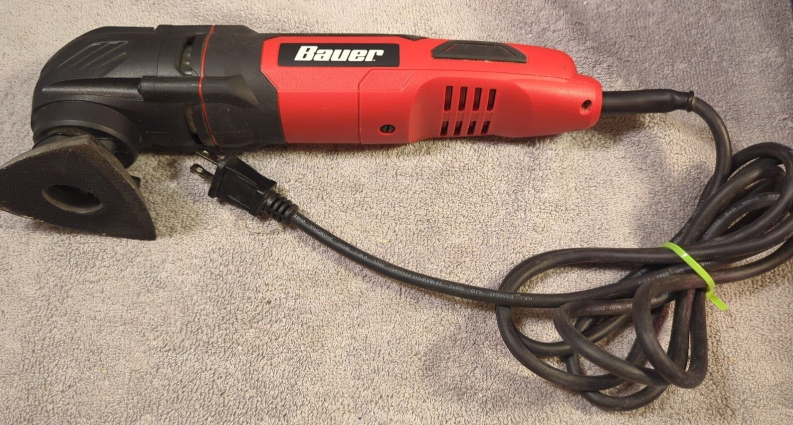 Oscillating Multi-Tool Bauer Variable Speed  19101-B Used Clean Tested 3A