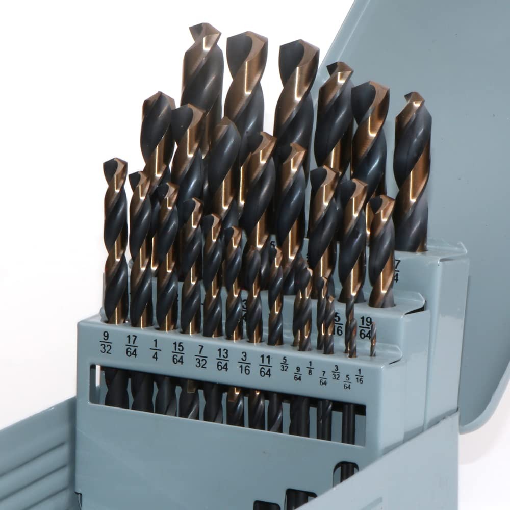 Drill Bit Set 29pcs High Speed Steel Carbide Drill Bit Set Twist Jobber Drill Bi