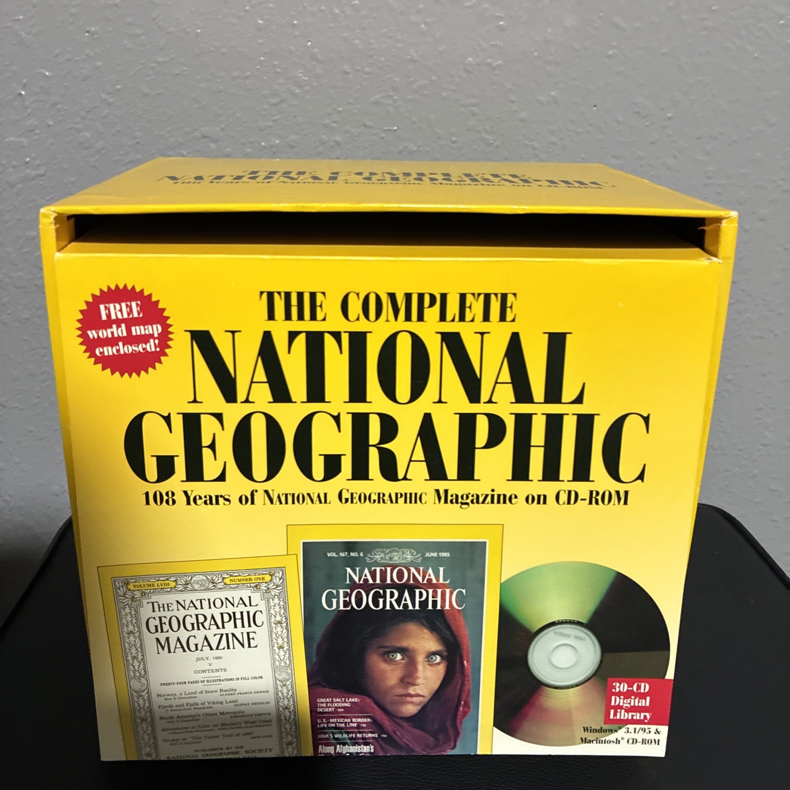 National Geographic Complete CD-ROM 1888-1990 * PC Computer Excellent Condition