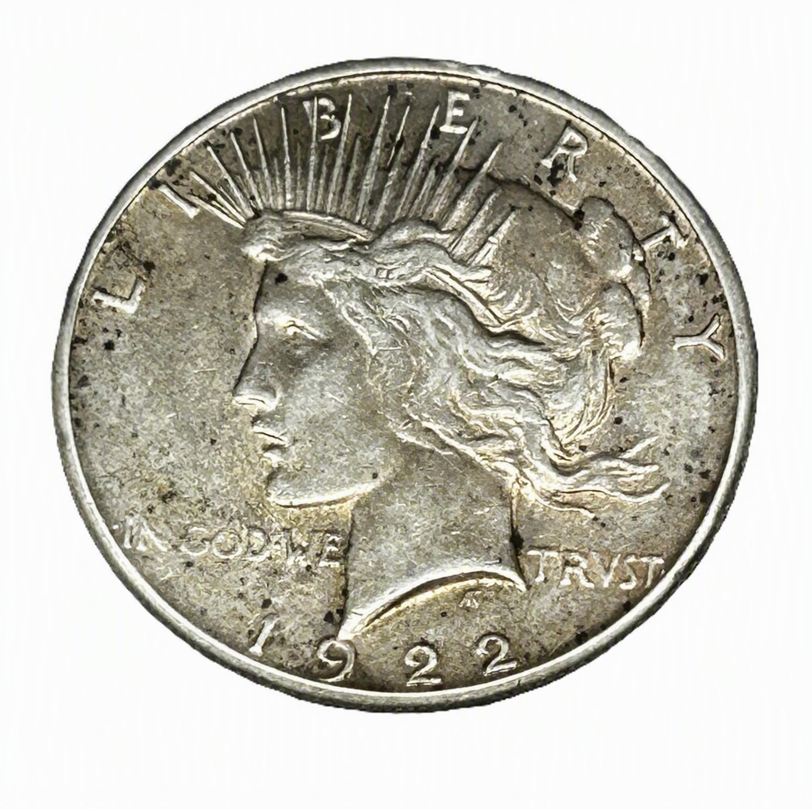 1922-S US Silver Peace Dollar $1 -