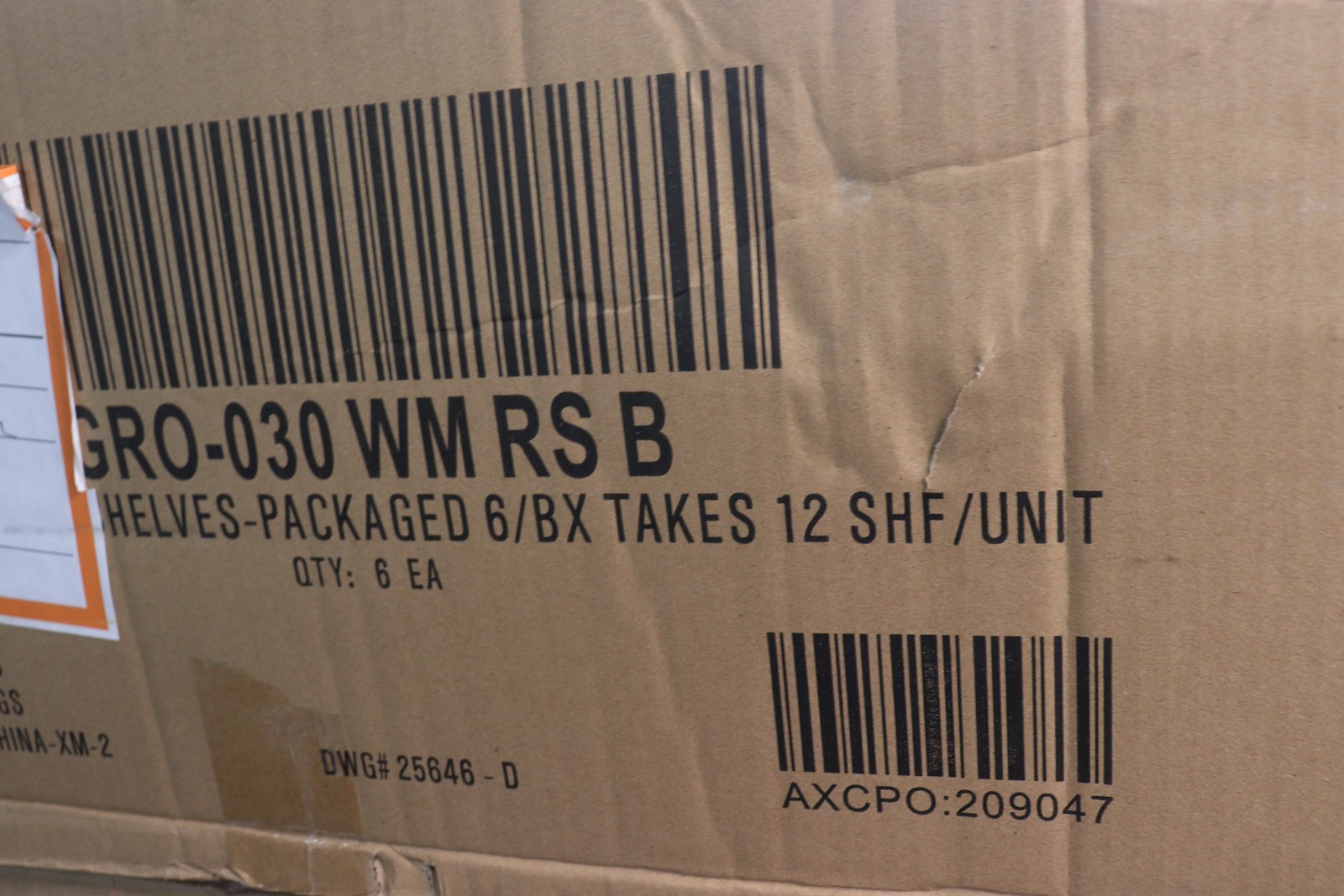Saddlebag Display with 6 Shelves GRO-030 WM RS B