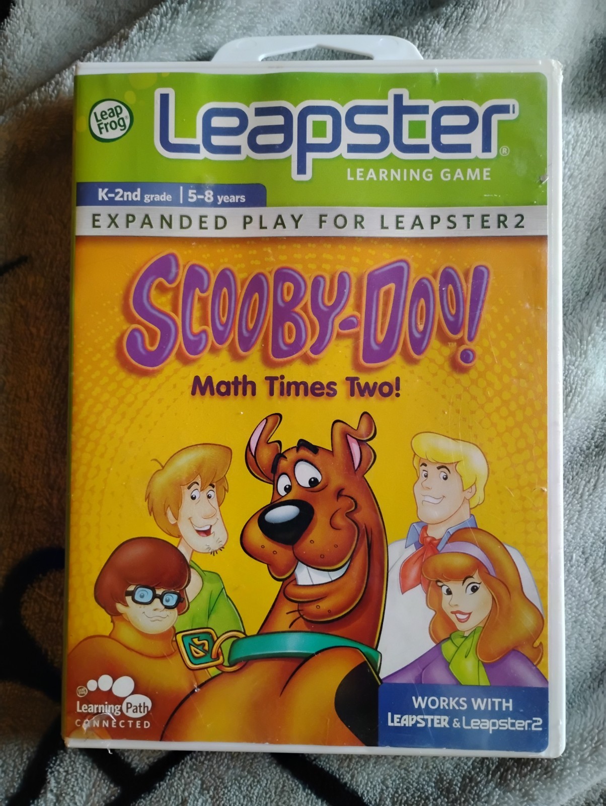 Leapfrog Leapster Scooby-Doo! Math Times Two! (2009) Learning Game Cartridge