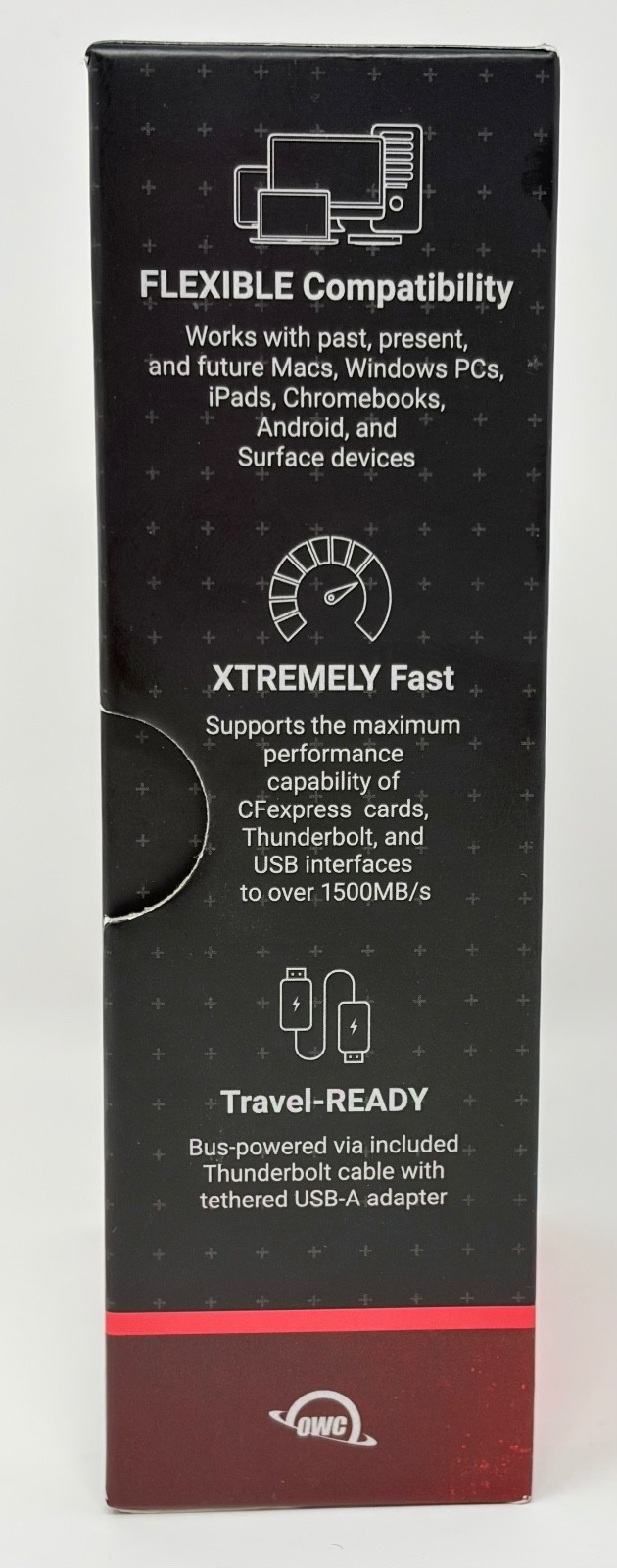 OWC Atlas FXR Thunderbolt USB-C USB 3.2 CFexpress Type-B Card Reader Compact NEW