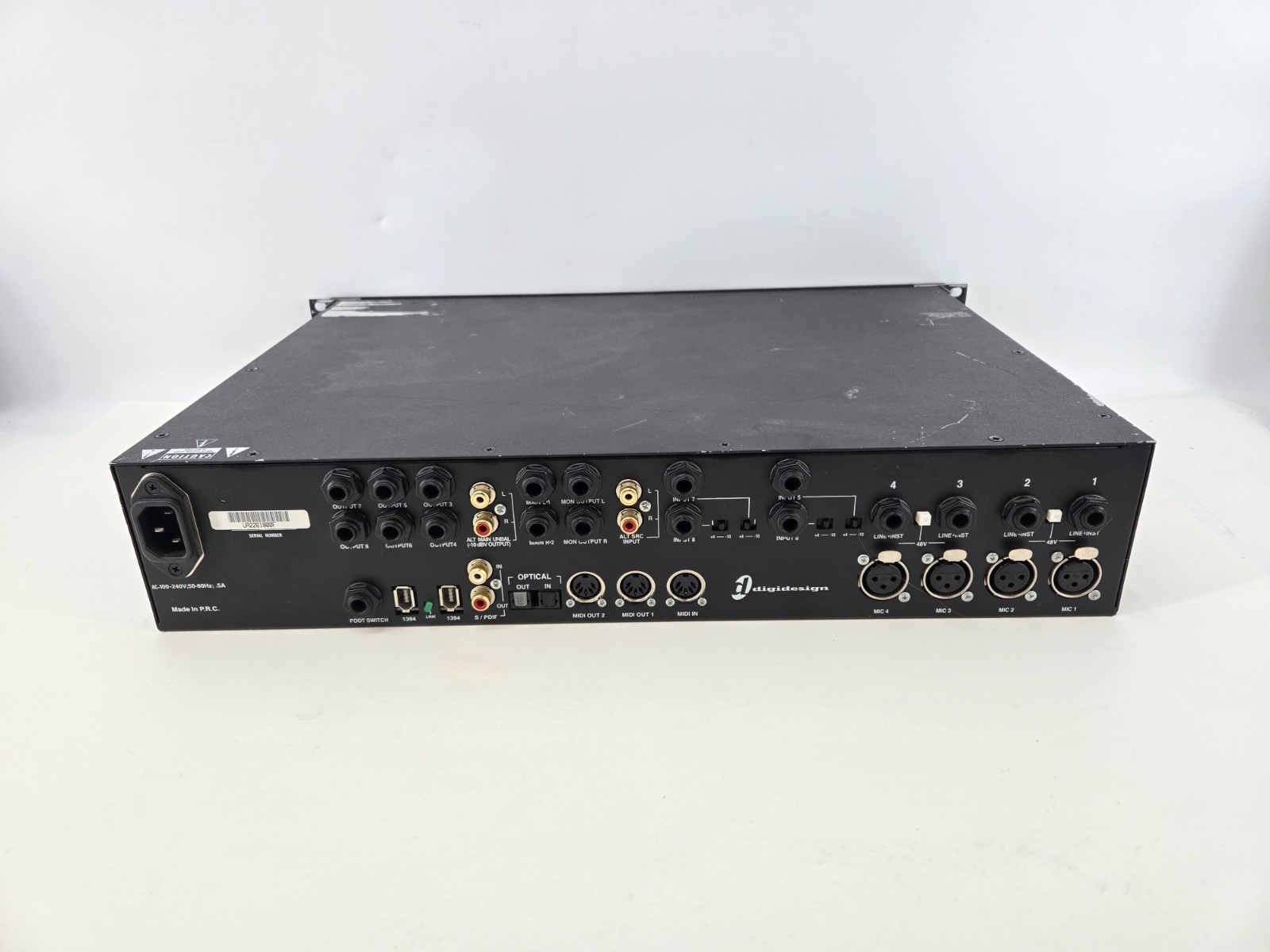 Digidesign Digi 002 Rack Professional Audio Recording Interface 