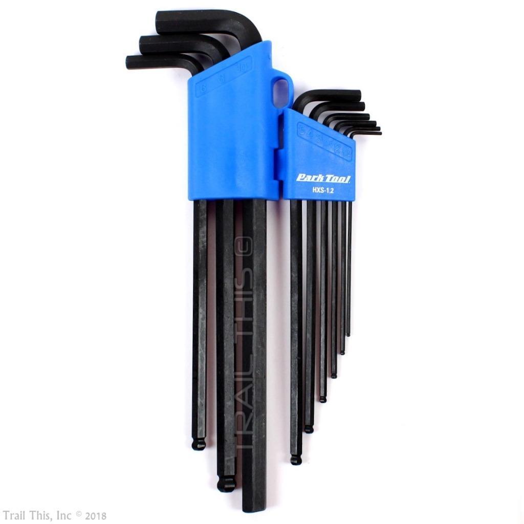 Park Tool HXS-1.2 Professional L-Shaped Bicycle Hex Wrench Set 1.5 to 8mm & 10