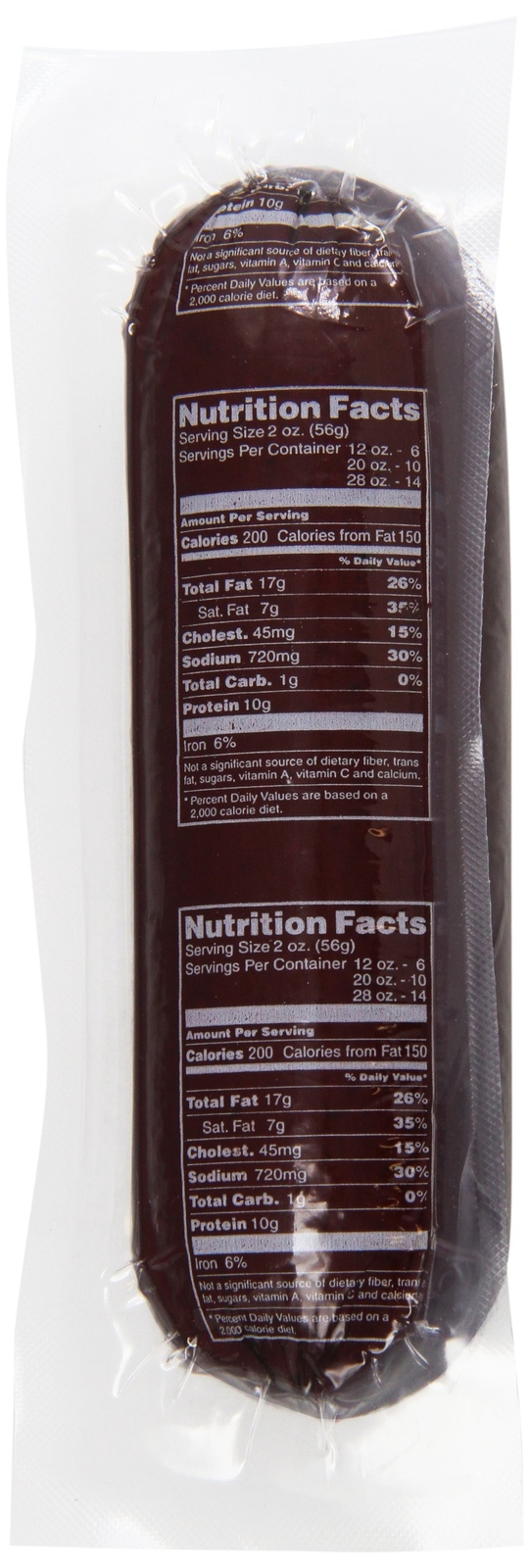 Klement's Cheddar Summer Sausage, 12 Ounce