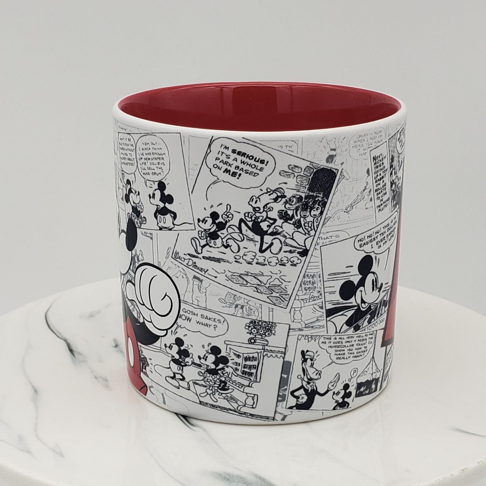 Disneyland Paris Mickey Mouse Comic Style Print With Letter M Mug