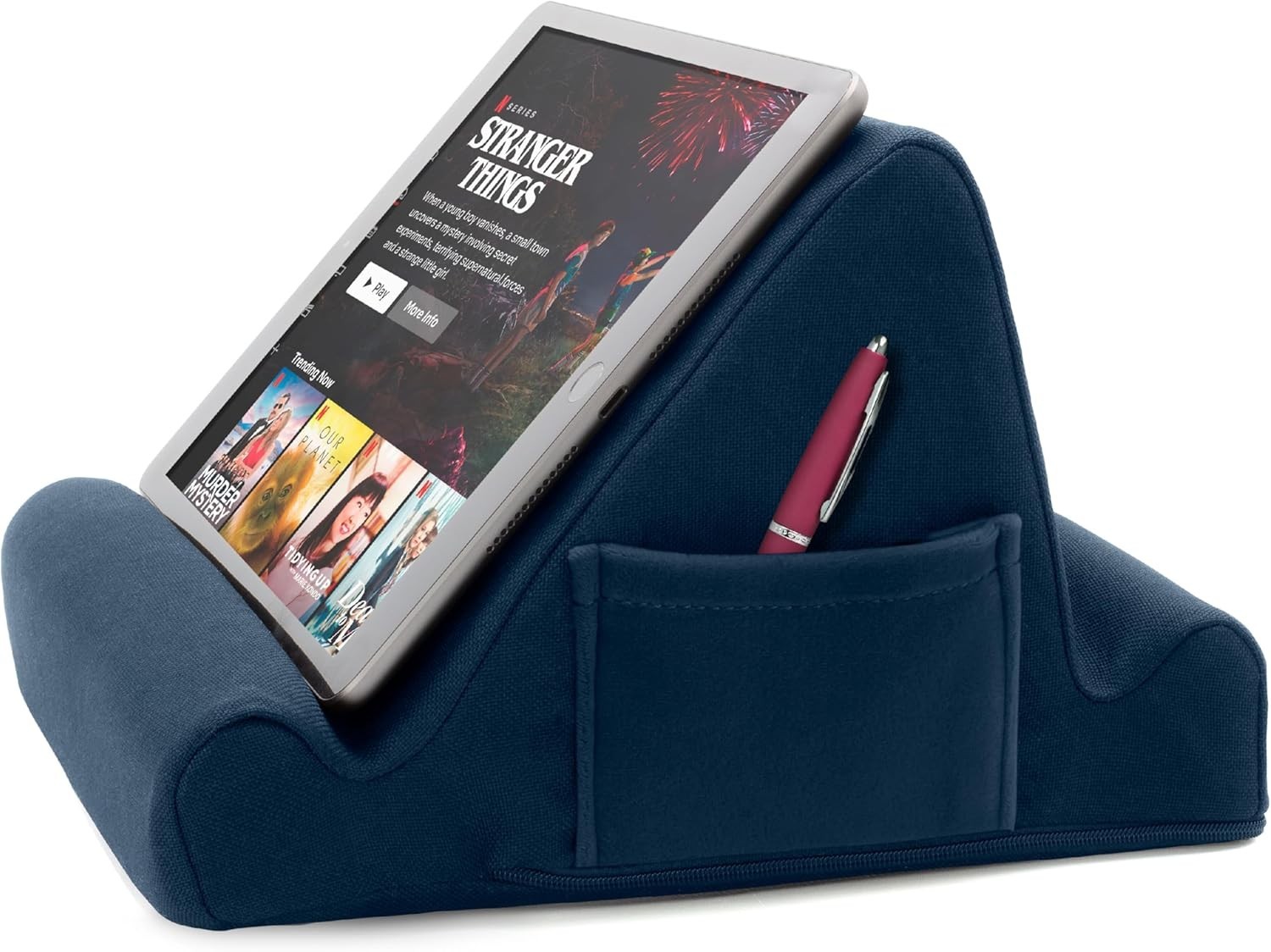 Memory Foam Lap Desk Tablet Holder, Holds Phones, iPads, E-Book Readers, travel