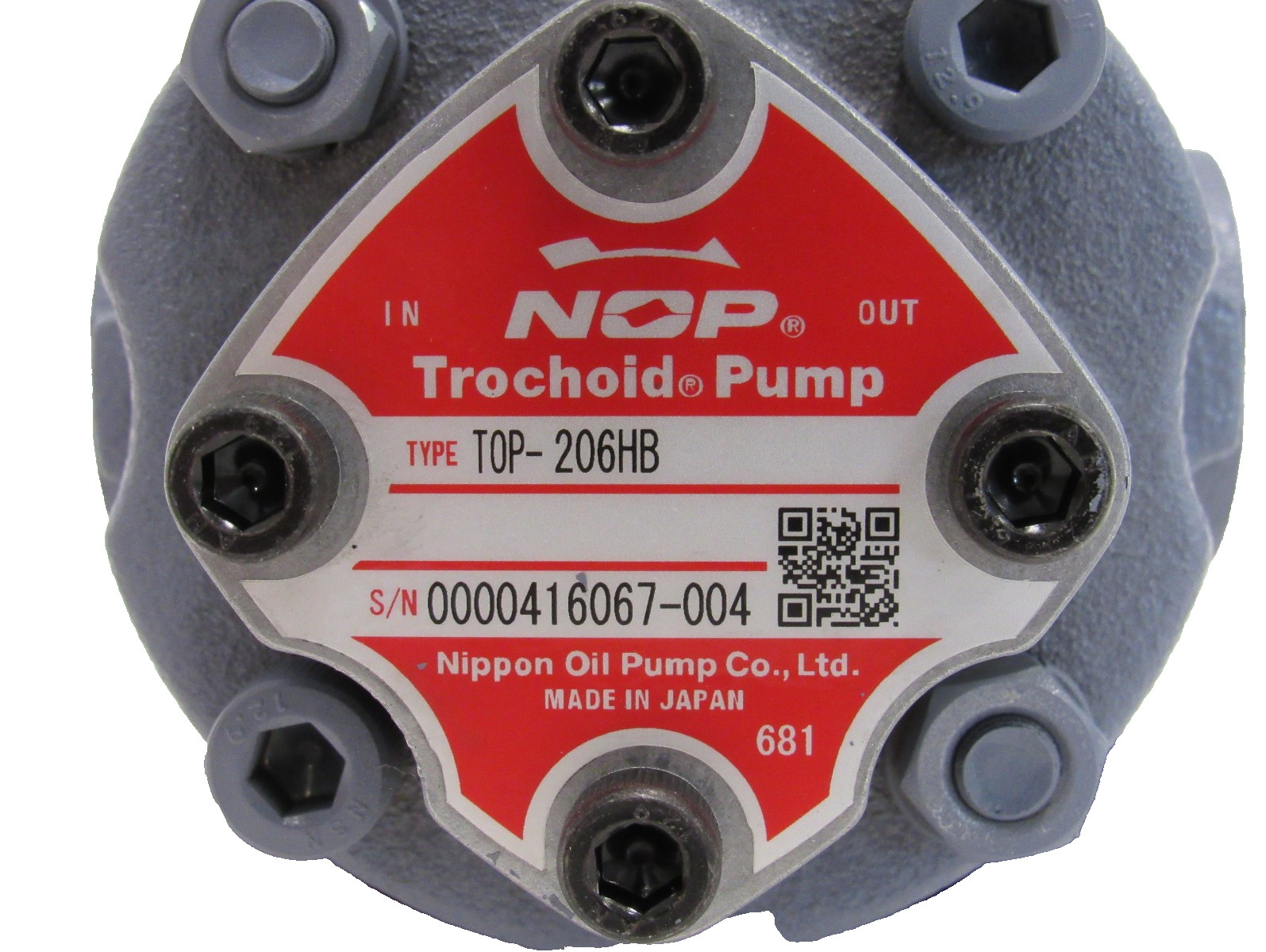 NEW NIPPON TOP-206HB TROCHOID PUMP TOP206HB