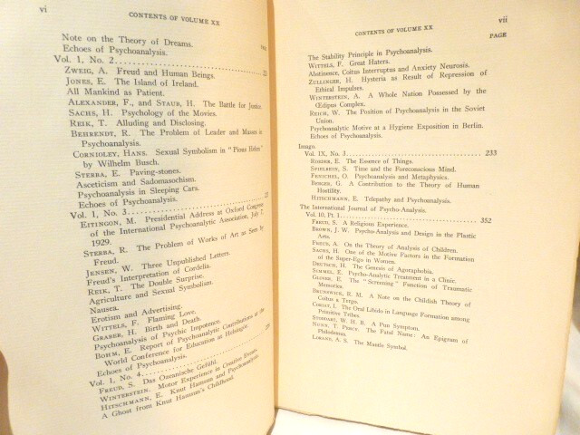 Psychoanalytic Review - Oct. 1933 Volume XX, No.4