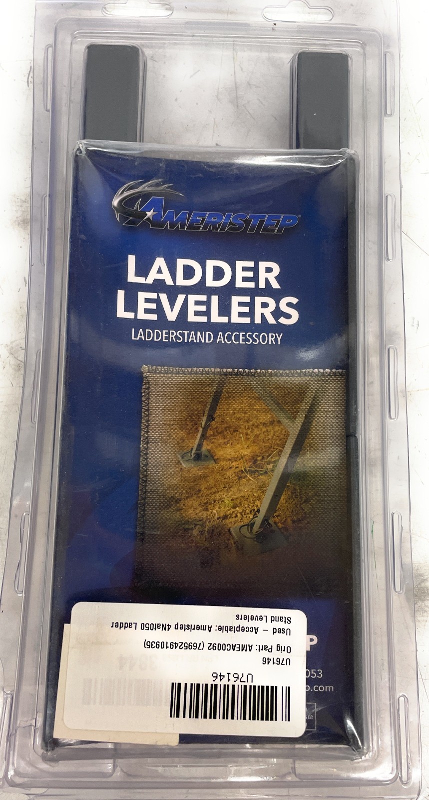 Ameristep Ladder Stand Levelers, Black, 4NAT050