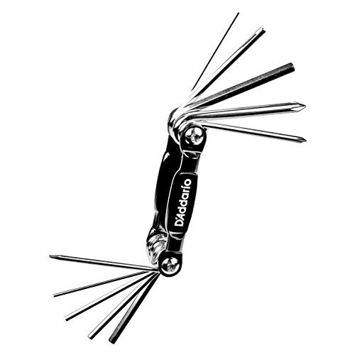 D'Addario Guitar/Bass Multi-Tool PW-GBMT-01 a 10-in-1 setup tool for guitar and