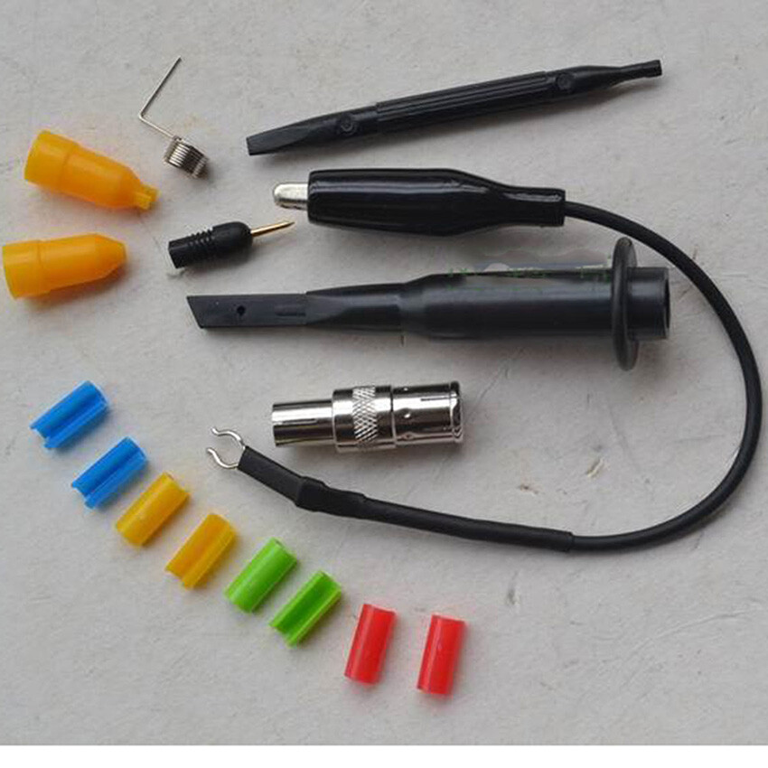 BNC Adaptor Pin Grounding Ring Sleeve Fit for Agilent Oscilloscope Passive Probe