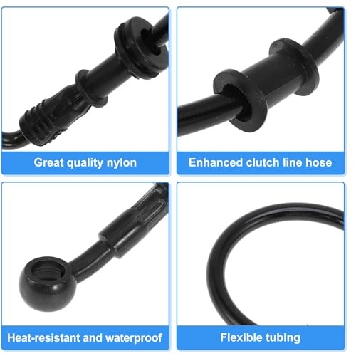 Motorcycle Brake Clutch Oil Hose Line Screws Washers Motorcycle Hydraulic 70cm
