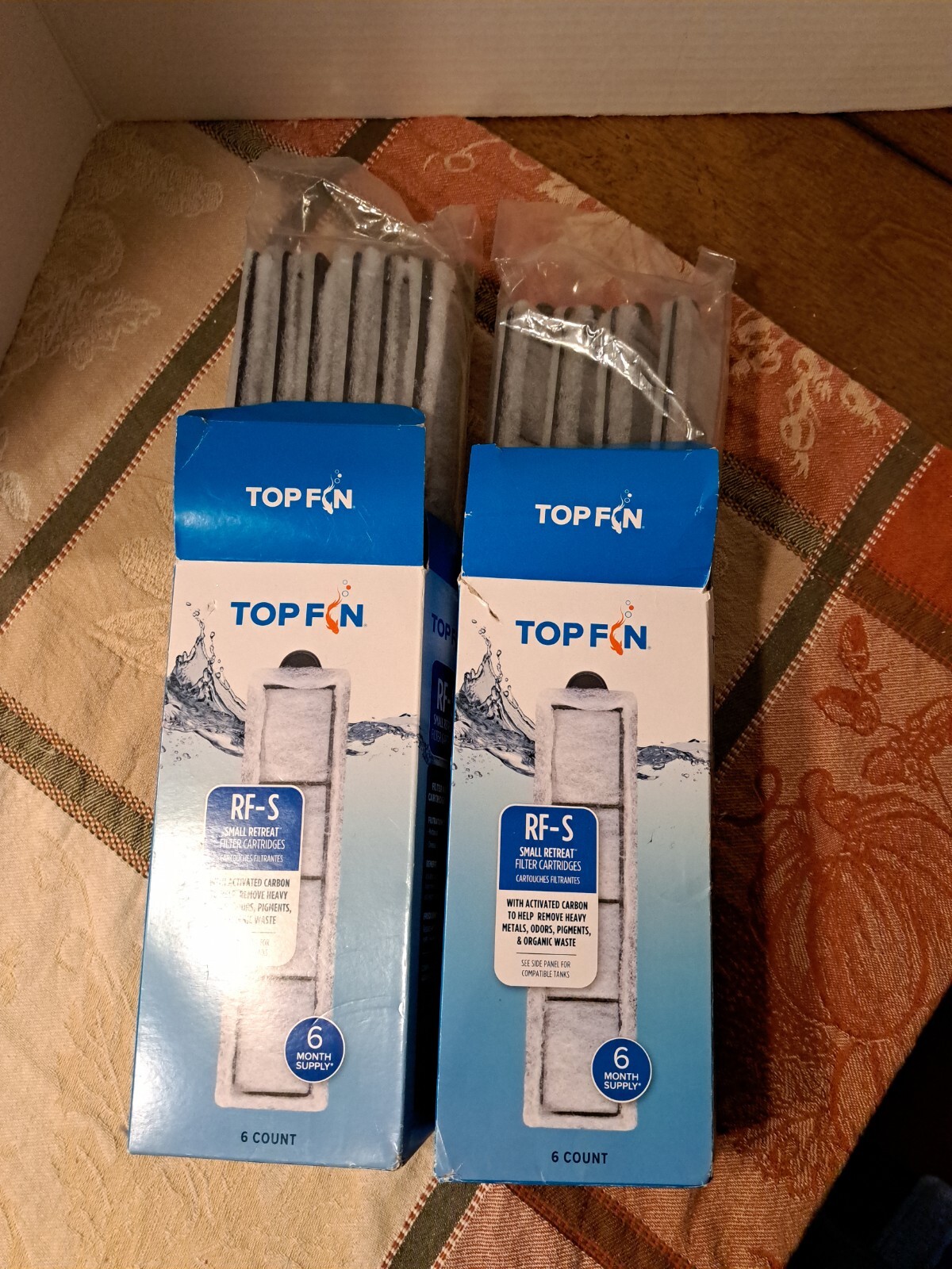 Top Fin Retreat RF-S Filter Cartridges 10 months supply New/Open Box      H