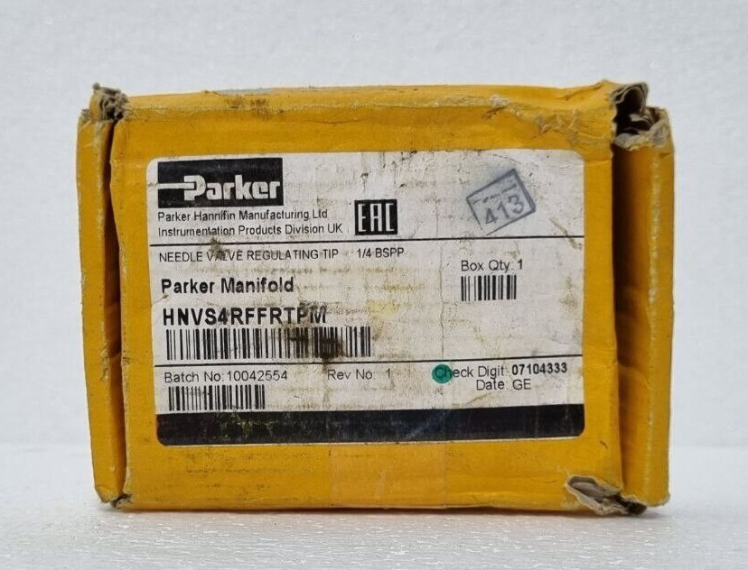 PARKER HNVS4RFFRTPM 6000 PSI 1/4" BSP NEEDLE VALVE #2