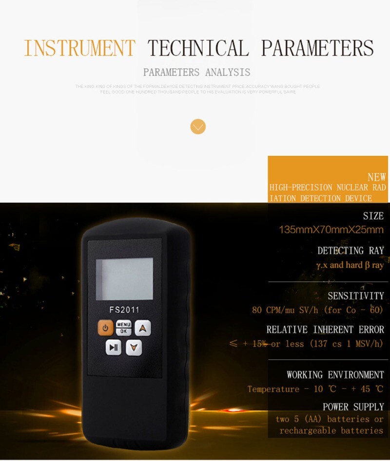 Nuclear Radiation Detector Nuclear Radiation Measuring Instrument for Rays