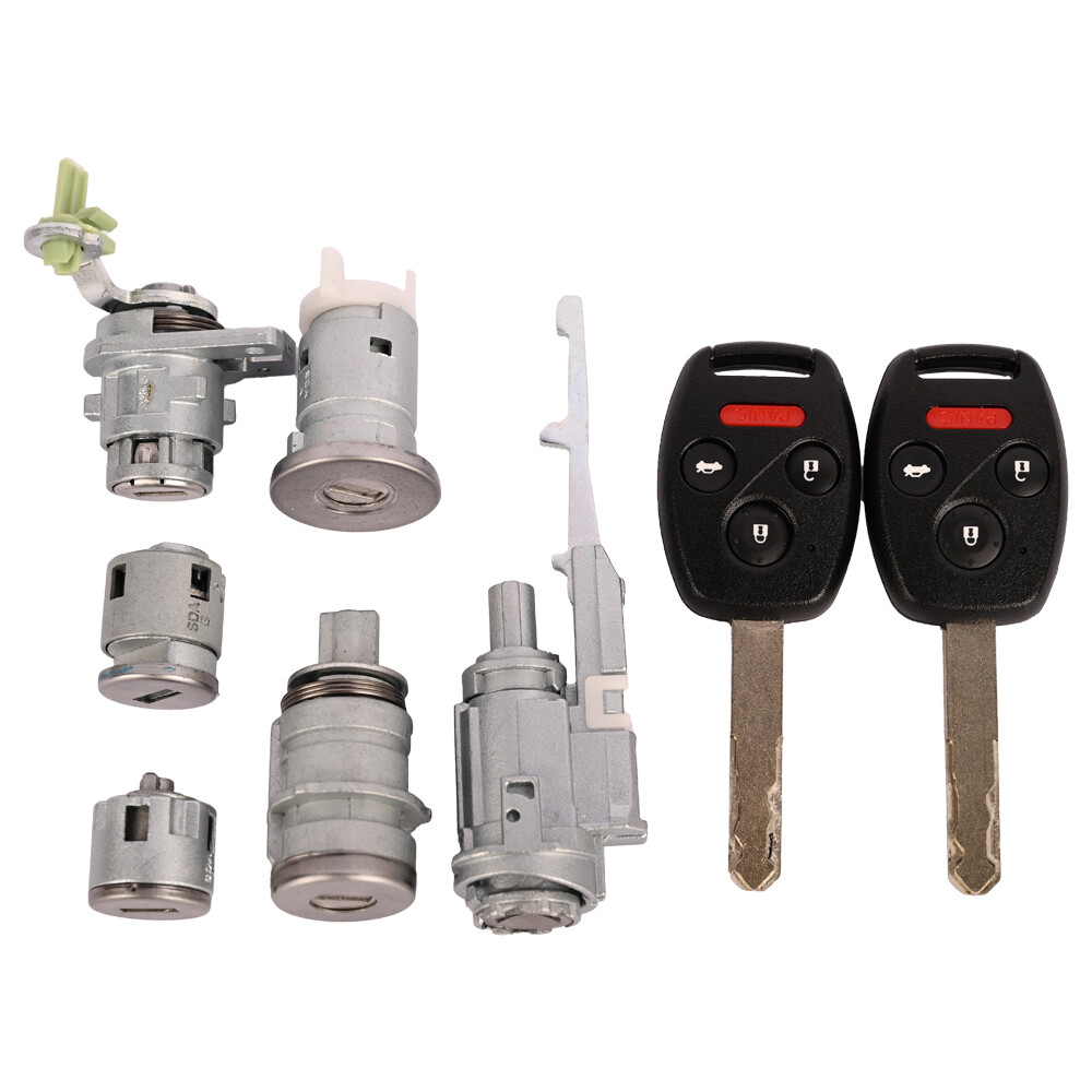 Ignition Switch Door Barrel Trunk Lock W/Keys for Honda Accord 2003-2007