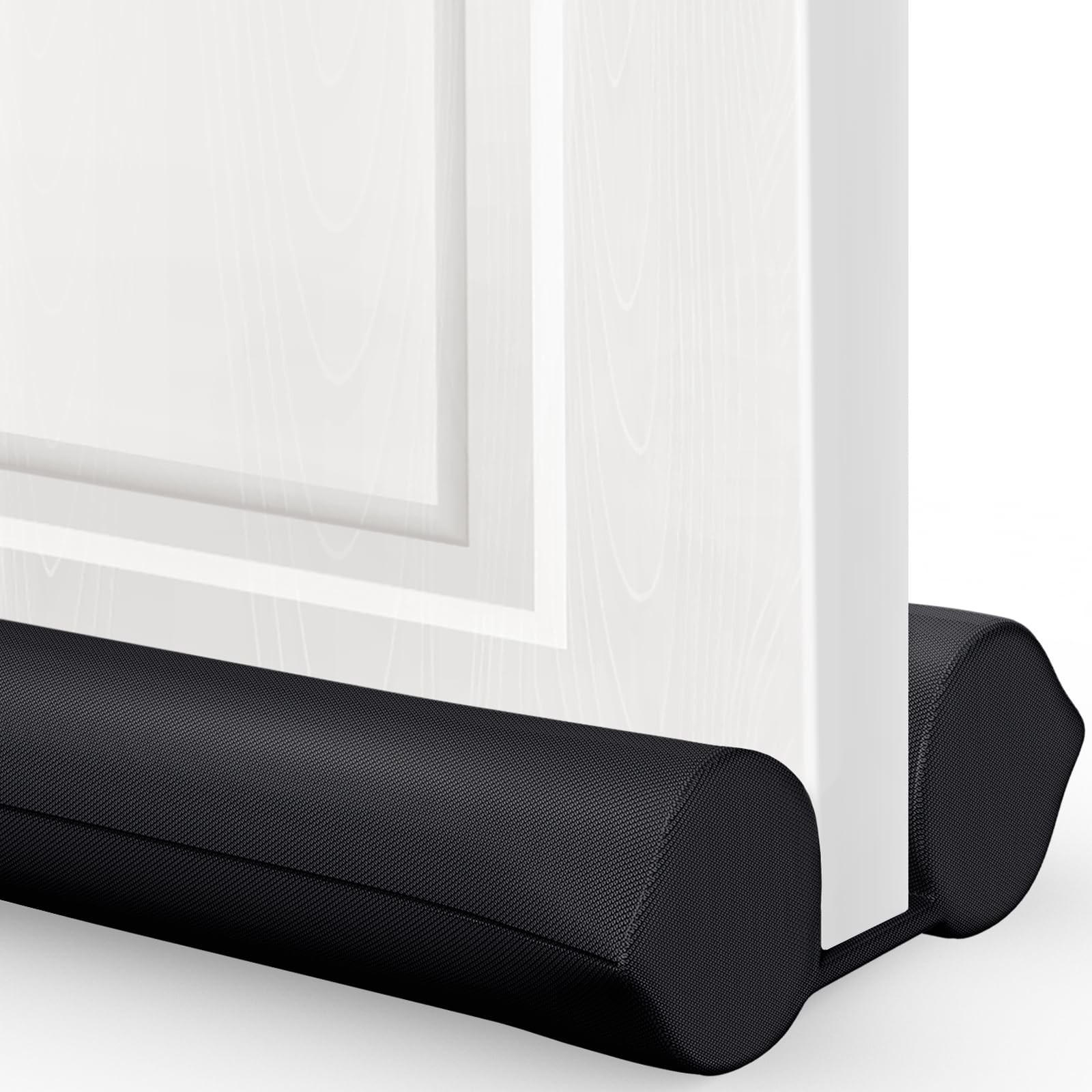 Door Draft Stopper Under Seal Gap Filler 36 Inch Black TS-36 Comfyanno Bottom