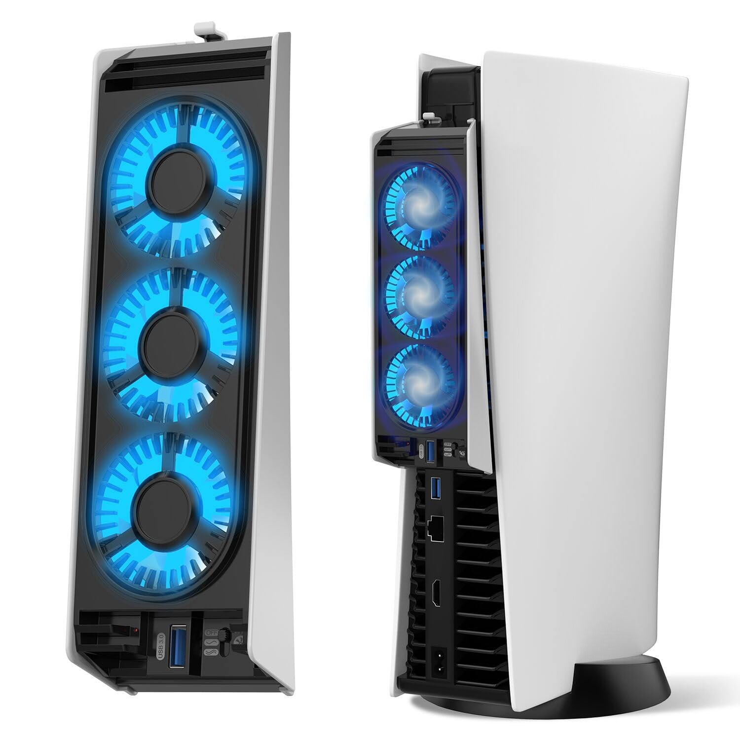 JUSPRO Cooling Fan for PS5 Accessories, Upgraded Quiet Cooler fan